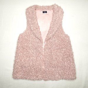 Norla Canada Vest Women's Medium Curly Poodle Sherpa Polyester Fleece